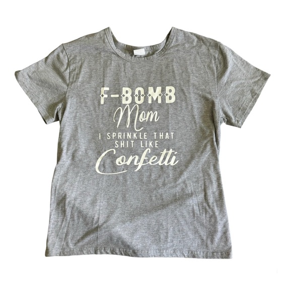 F-Bomb Mom T-shirt size L - Picture 1 of 4